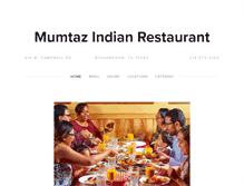 Tablet Screenshot of mumtazrestaurant.com